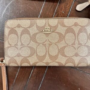 Coach Monogrammed wallet/ wristlet